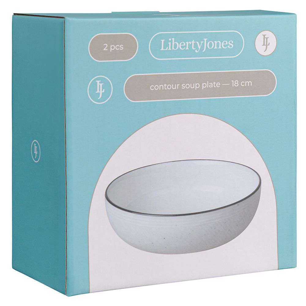 Набор глубоких тарелок Contour, 800 мл, 2 шт.