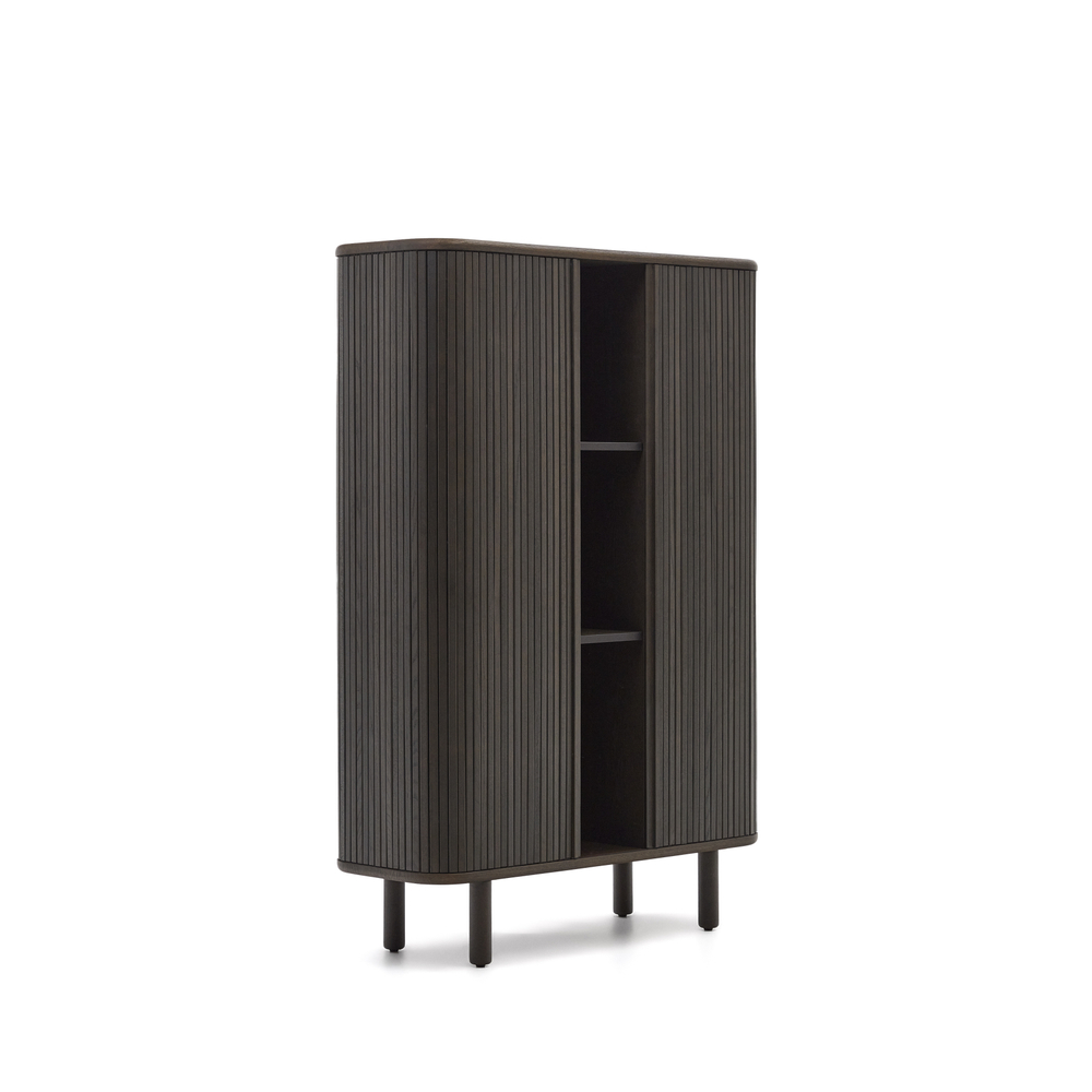 Mailen Буфет с 2 дверцами из ясеневого шпона темной отделки 110 x 140 см