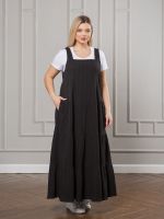 Сарафан 1251 серый Novita (Акция)