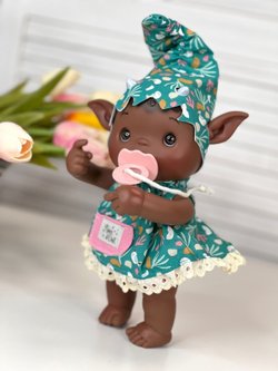 Пупс Nines 24см Duendys Gofry-mulato (N0374N2)