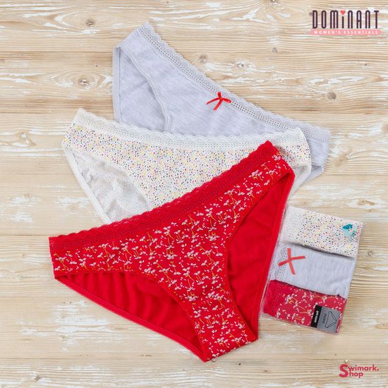 Трусики женские DOMINANT 39750-4, BIKINI, 3 шт. в уп.