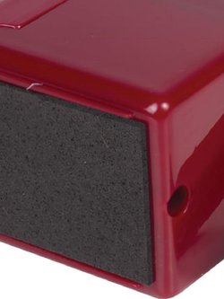 Точилка механическая, металлический механизм, черный-бордовый