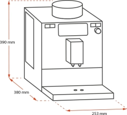 Кофемашина Melitta Caffeo F 530-101 Passione 1450Вт серебристый