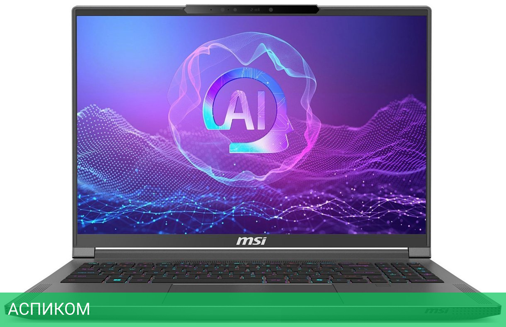 Ноутбук MSI MS-15FK Creator A16 AI+ A3XVGG-207BY Lunar Gray (9S7-15FK24-207)