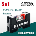 Уровень строительный магнитный KRAFTOOL 76мм компактный