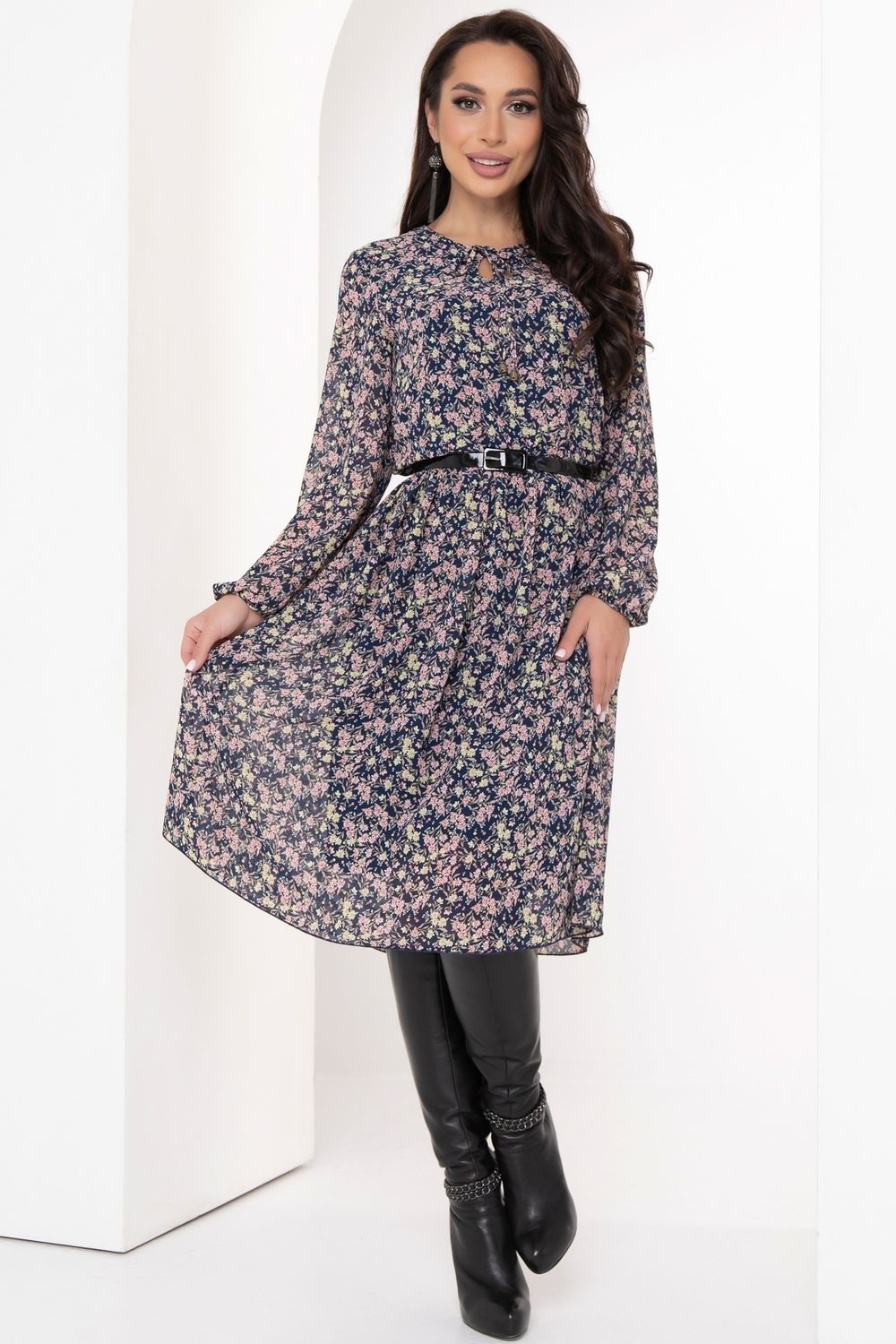 Платье В тренде (шифон, очарование) Diolche (Акция)