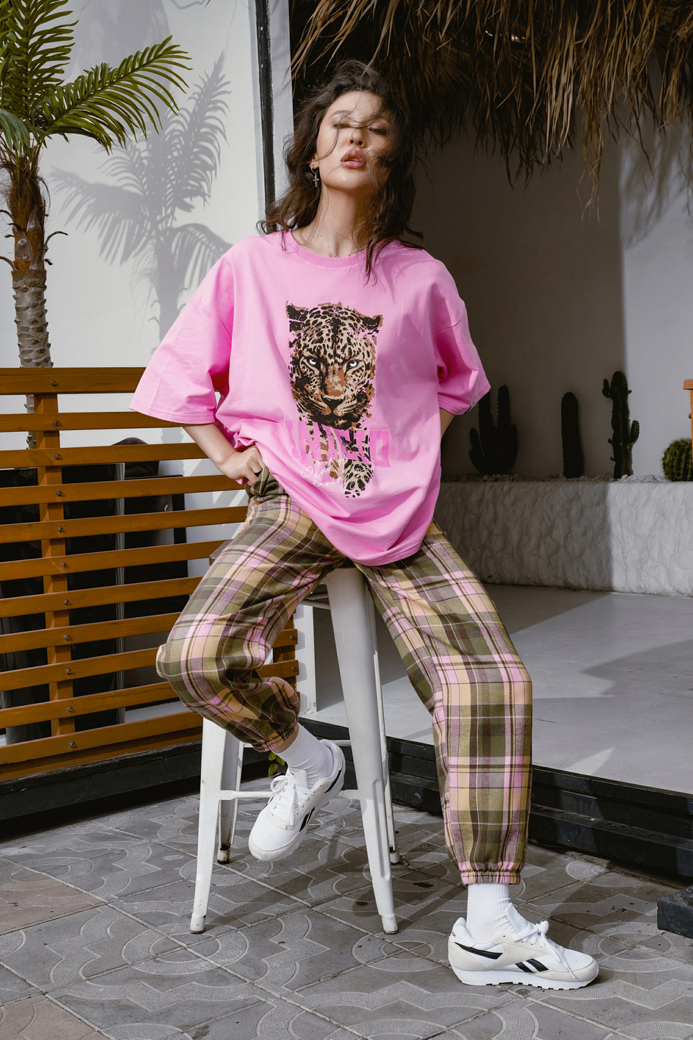 Trousers plaid hot sale