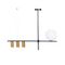 Подвесной светильник Lumina Deco Drino LDP 6042-4 BK+MD