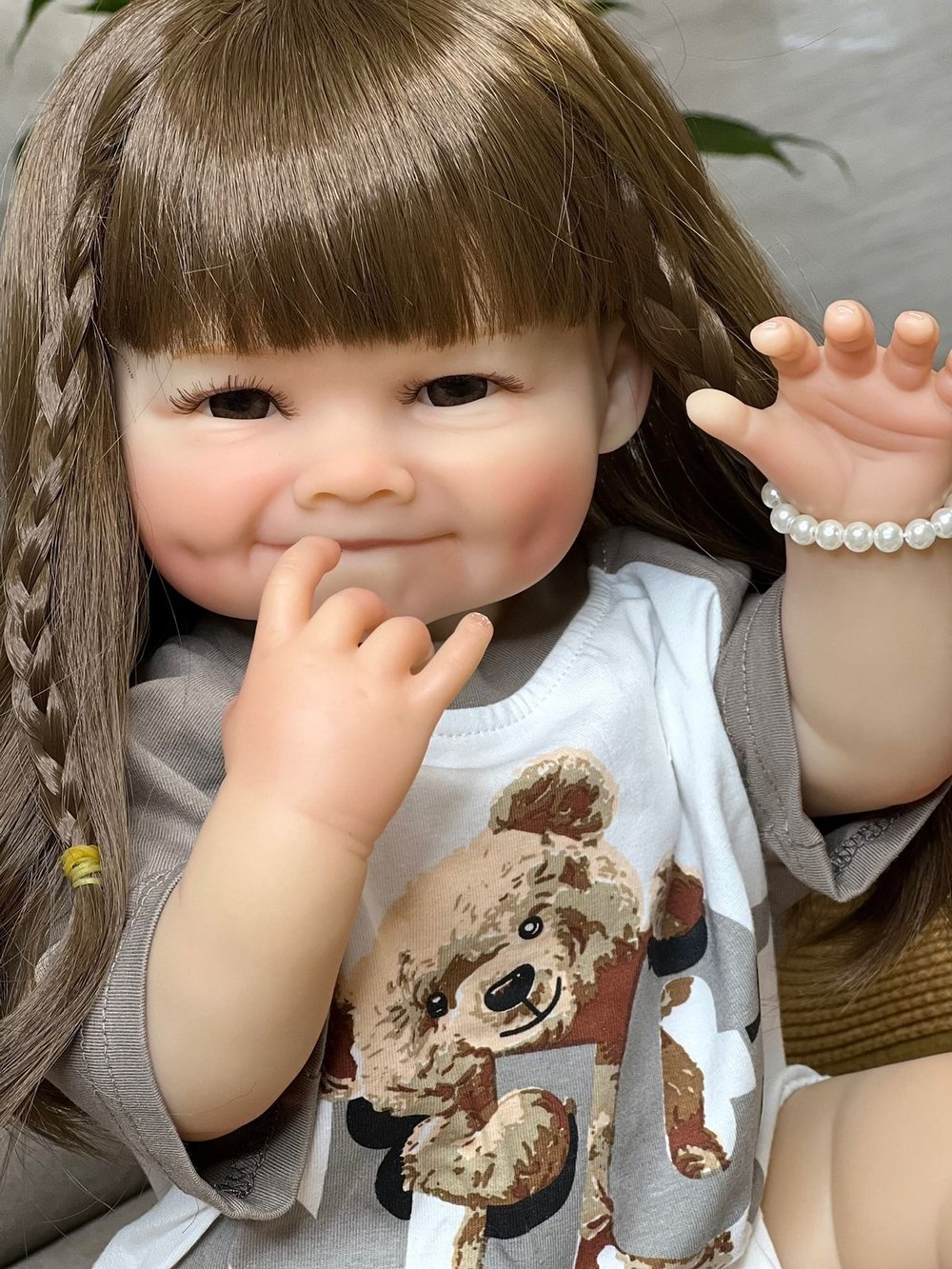 Кукла Реборн виниловая 55см в пакете (FA-134A)