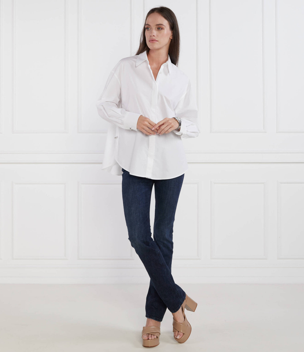 Рубашка DONDUP - made in Italy - белый(DC315 PF0010D XXX)