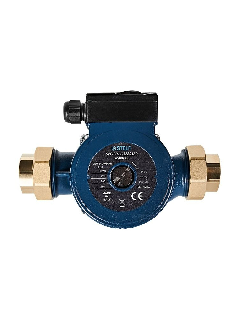 Циркуляционный насос STOUT 32-80-180 мм Италия с гайками (SPC-0011-3280180)