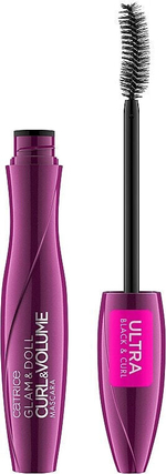 Wimperntusche für mehr Schwung und Volumen - Catrice Glamour Doll Curl Volume Mascara Black