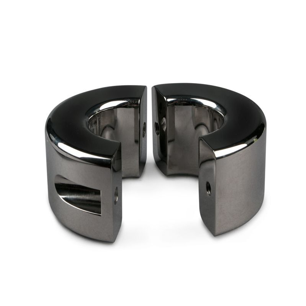 Серебристый утяжелитель для мошонки Sinner Metal Heavy Ball Stretcher (Цвет: серебристый)