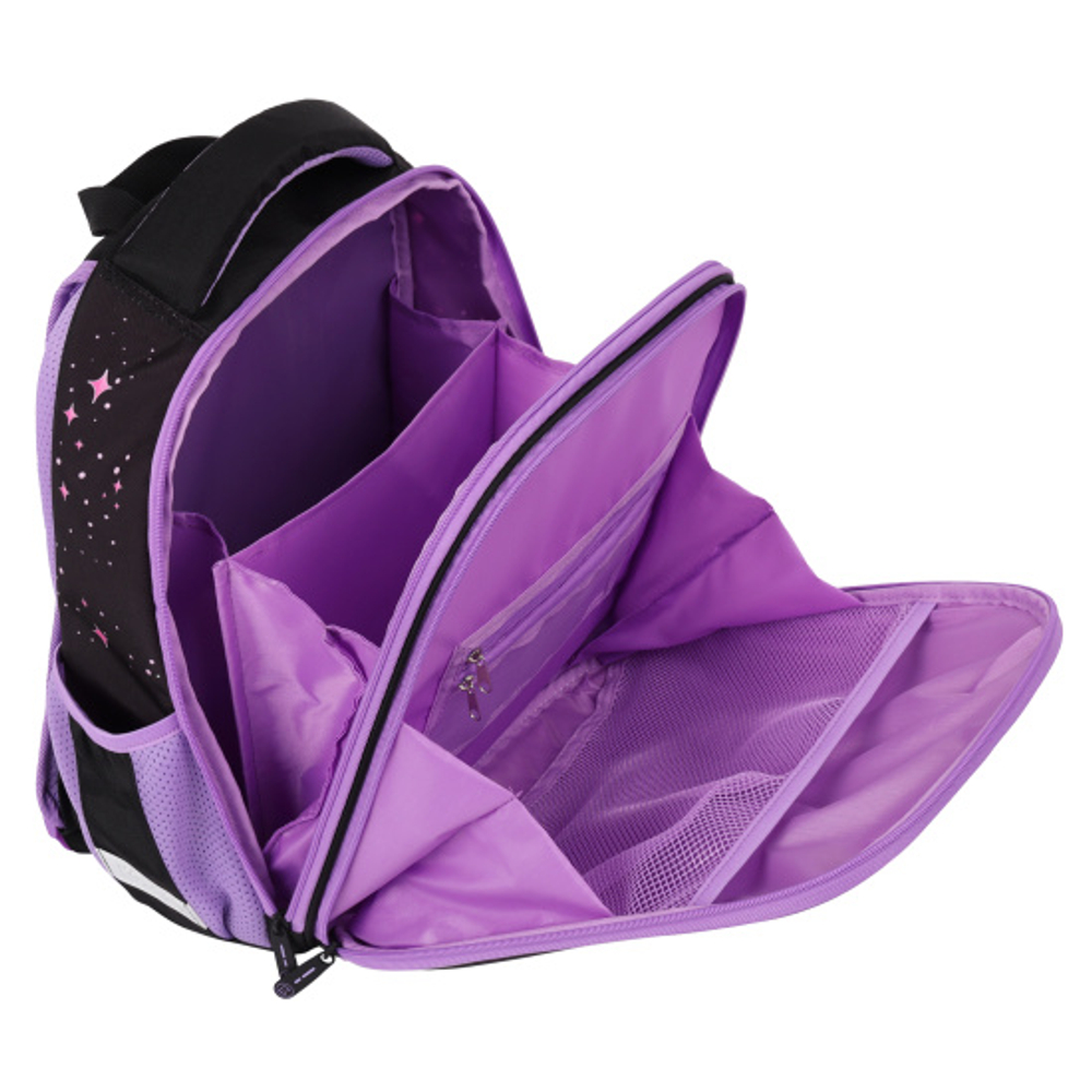 Ранец, спинка эргономичная, 2 отделения, 39*29*16 см, First, Единорог, КОКОС, 240461