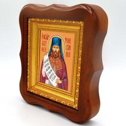 Матфей Померанцев преподобномученик. Икона на холсте.