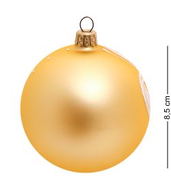 Элита НФШ-1512 Ел.украшение Шар «Барашек на лыжах» 85 мм