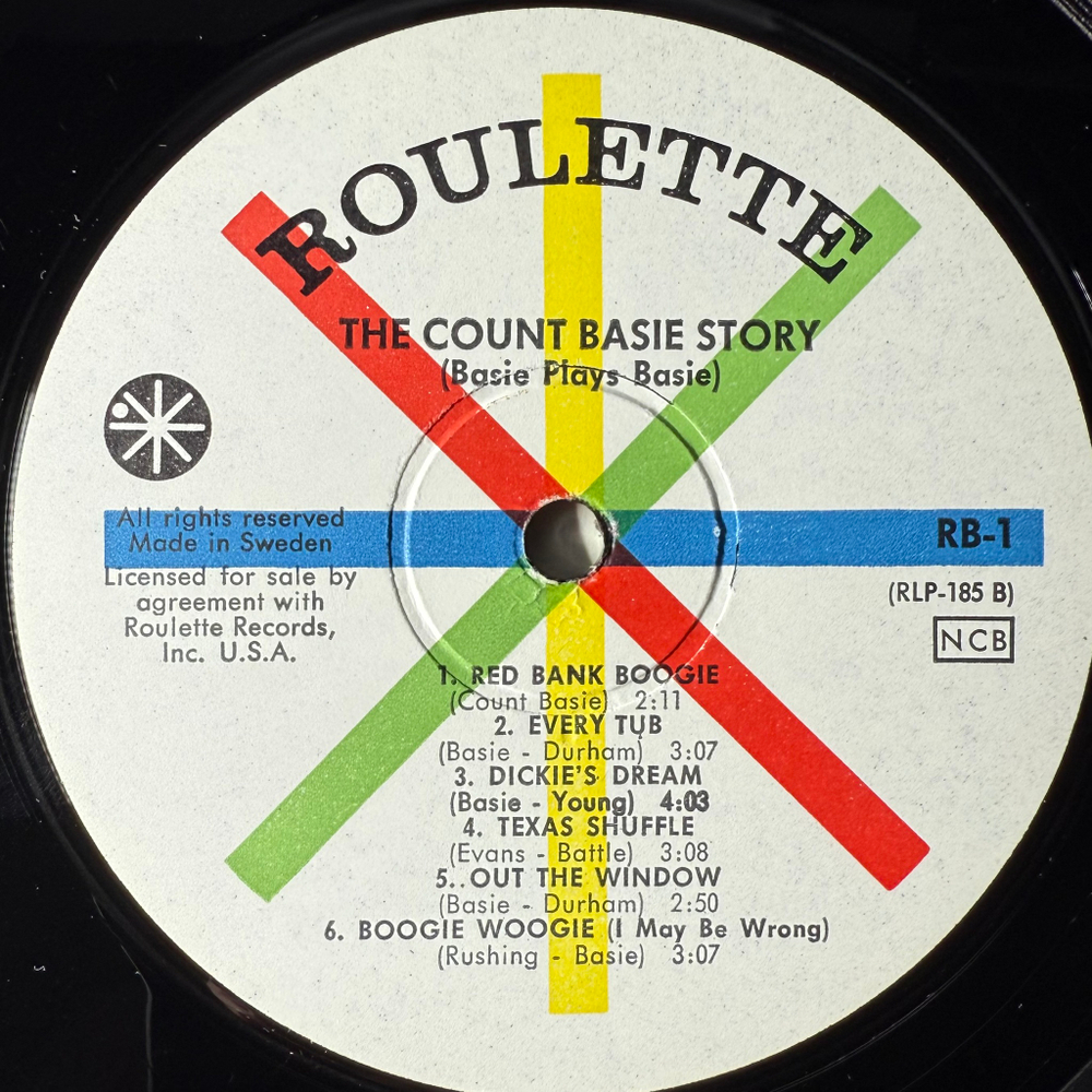 The Count Basie Orchestra ‎– The Count Basie Story 2LP (Швеция 1969г.)