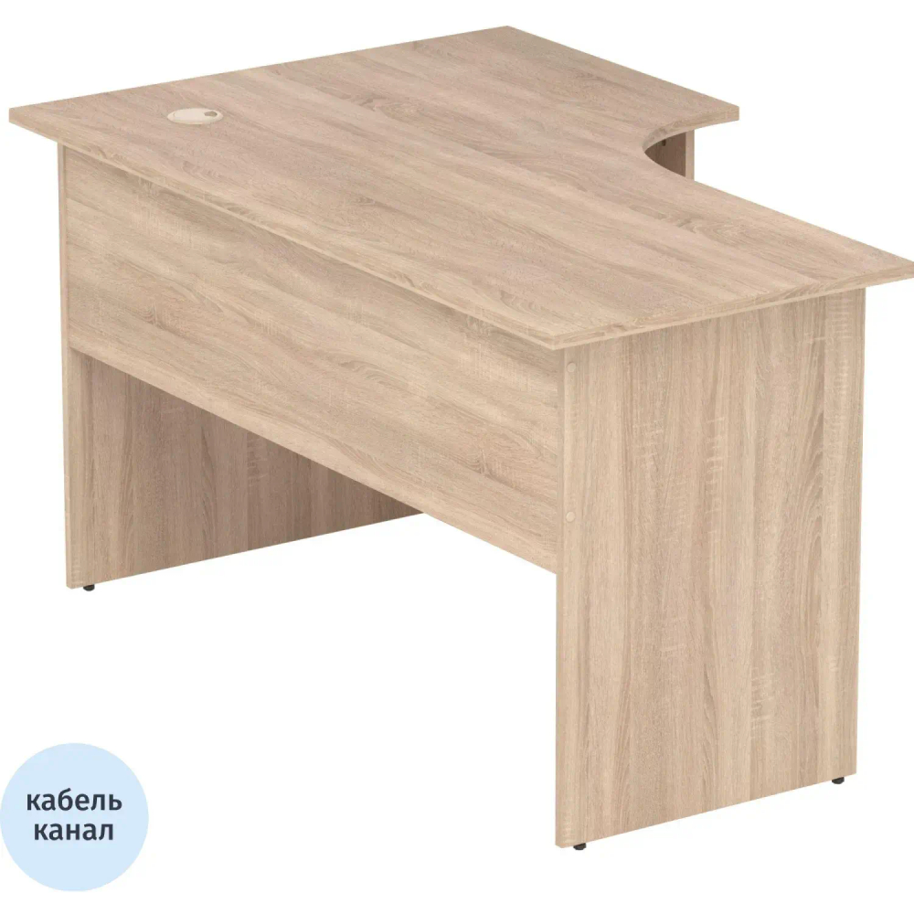 Стол эргономичный Easy One LT 22/16 правый (1400x900x740мм) Дуб Сонома П/Н