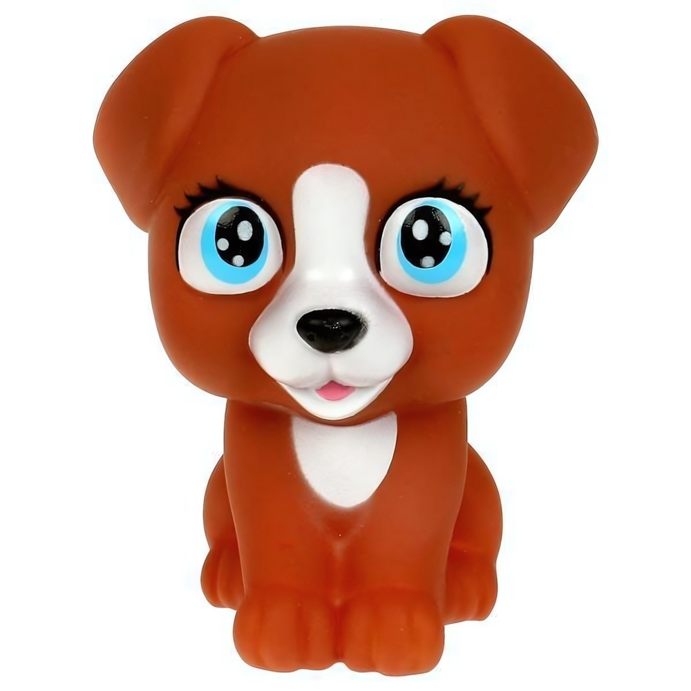 Игрушка для купания "Собчка коричневая" 10 см, 1 шт. в сетке (Капитошка)