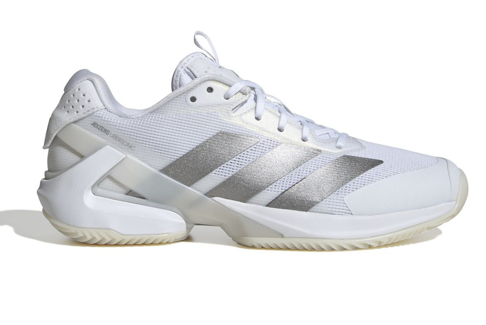 Женские теннисные кроссовки Adidas Adizero Ubersonic 5 W Clay - cloud white/silver metallic/cloud white