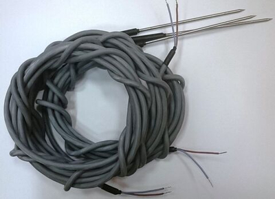 Датчик температуры игольчатый ТСМ-50М (3м провод силикон 6мм)