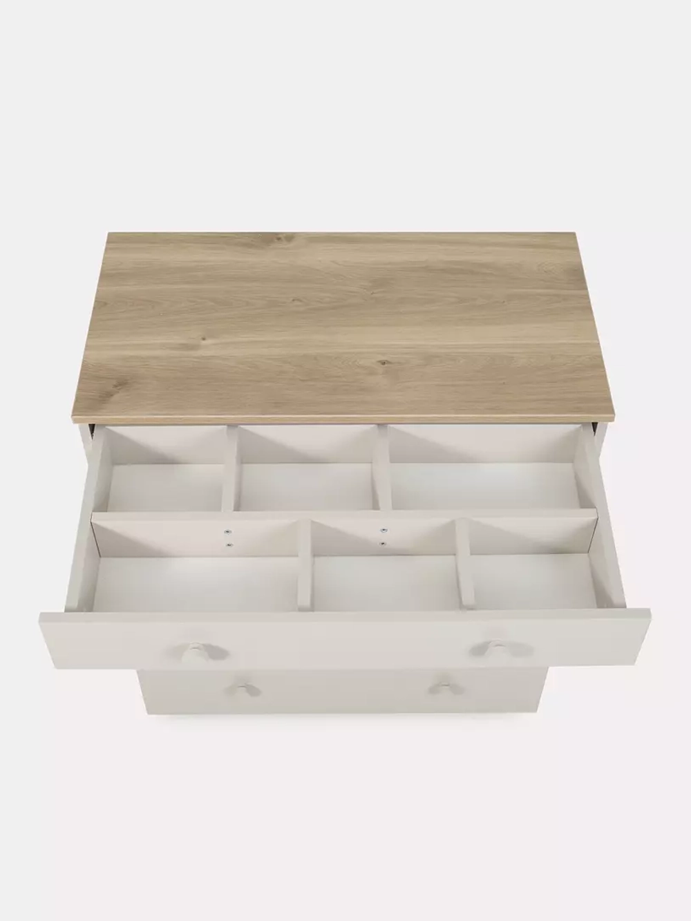 Комод RANT "LEVI" 80 см 5 ящиков с органайзером (арт.128) Crystal Beige