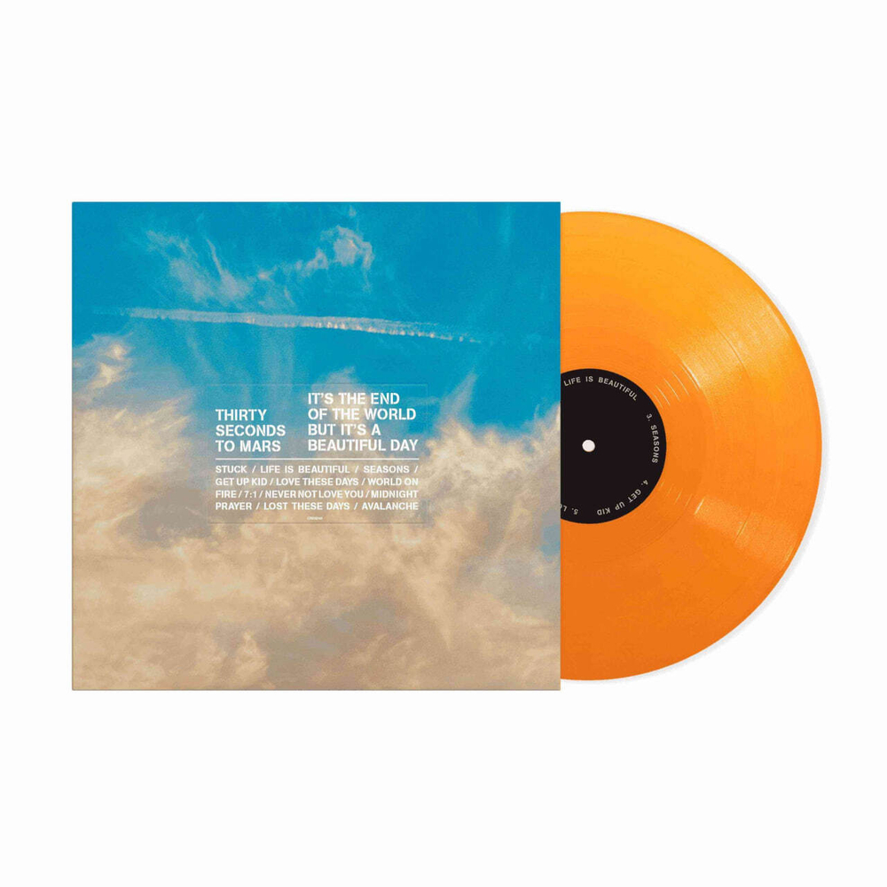 30 Seconds To Mars - It's The End Of The World But It's A Beautiful Day - Orange Opaque LP