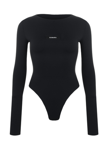 Боди-лонгслив из бифлекса matte