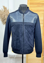 Куртка Zilli вставка кожа крокодила, арт. 462662040