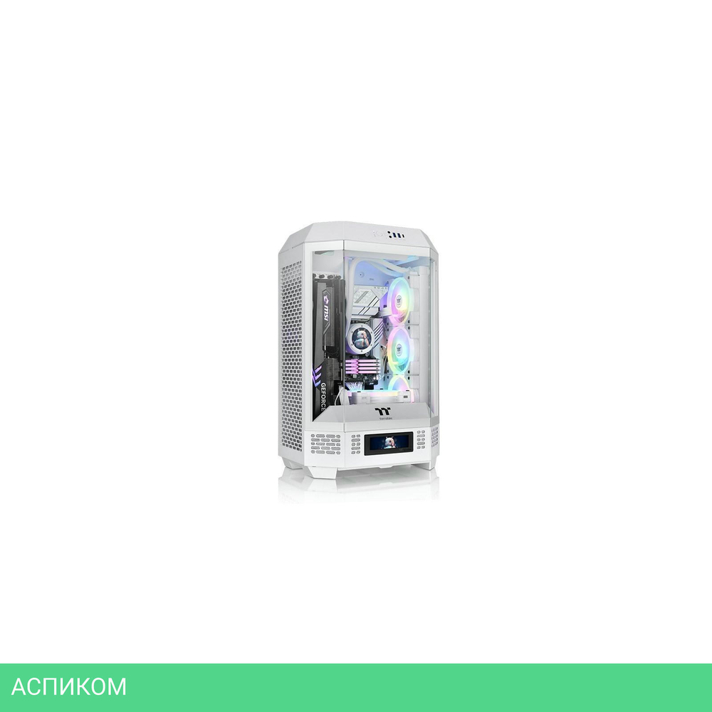 Корпус Thermaltake The Tower 300 Snow без БП белый (CA-1Y4-00S6WN-00)