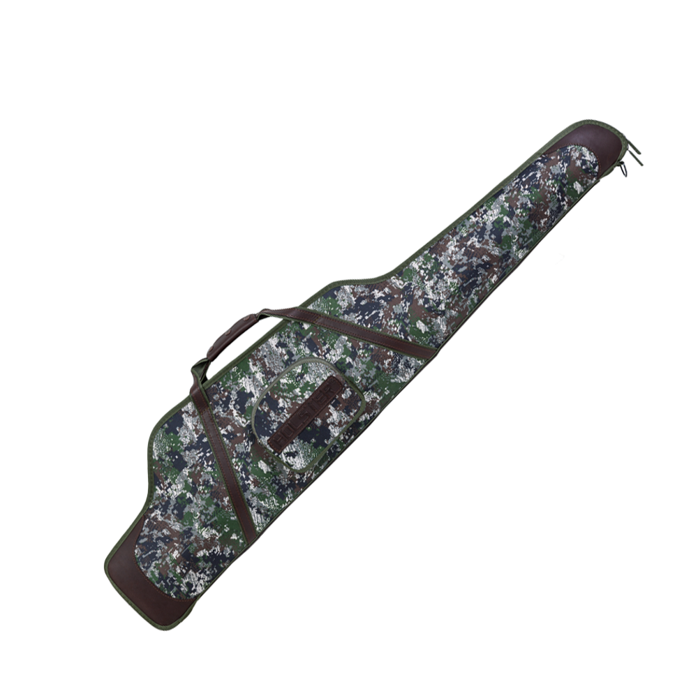 Кейс охотничий 135 с оптикой СНО HOLSTER CLUB, из кожи, цифра, Хольстер