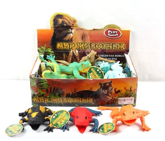 Животный мир Лягушки из мягкой резины