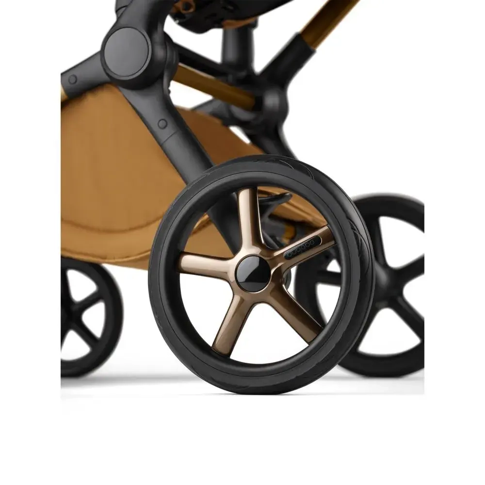 Коляска 2 в 1 Bugaboo Fox 5 Complete Noir Limited Edition Amber Glow