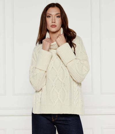 Шерстяной гольф TALEA MAX&Co. - бежевый(6366114)