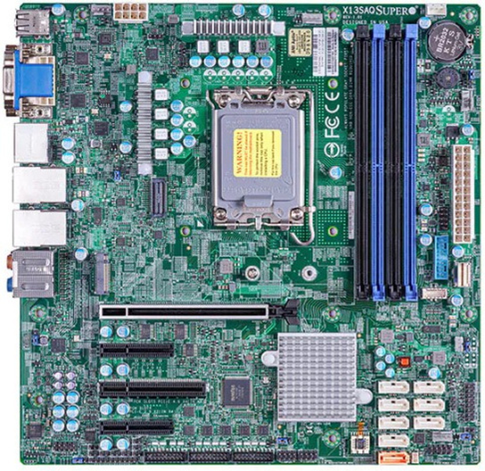 Материнская плата mATX Supermicro MBD-X13SAQ-B