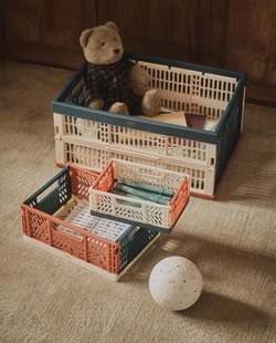 Zara Home Коробка для хранения изо льна, цвет разноцветный, 21 см