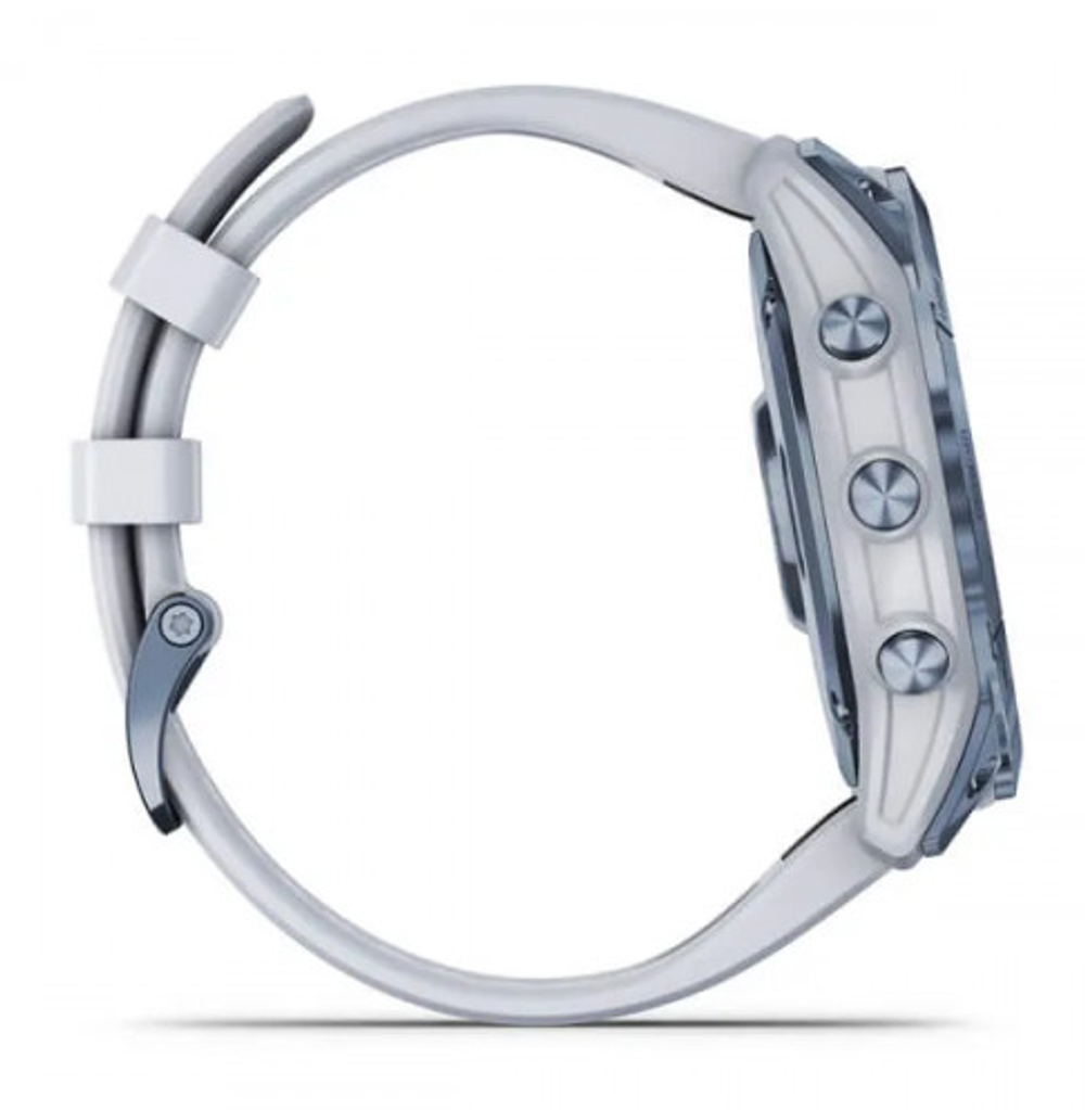 Умные часы Garmin Fenix 7X Sapphire Solar l Mineral Blue DLC Titanium