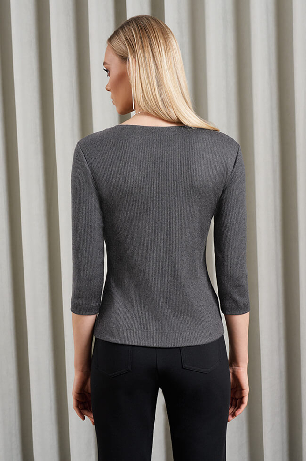 22905 Джемпер женский (серый меланж)