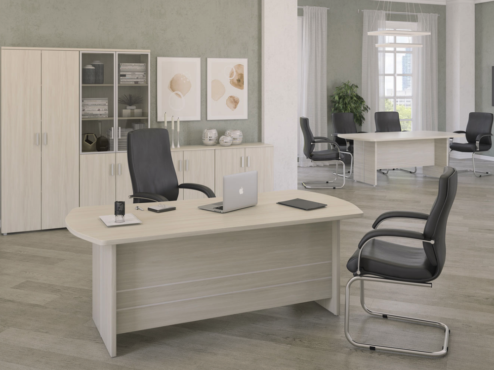 Шкаф для бумаг со стеклом BONN