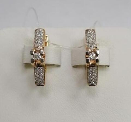 Серьги из золота с бриллиантами