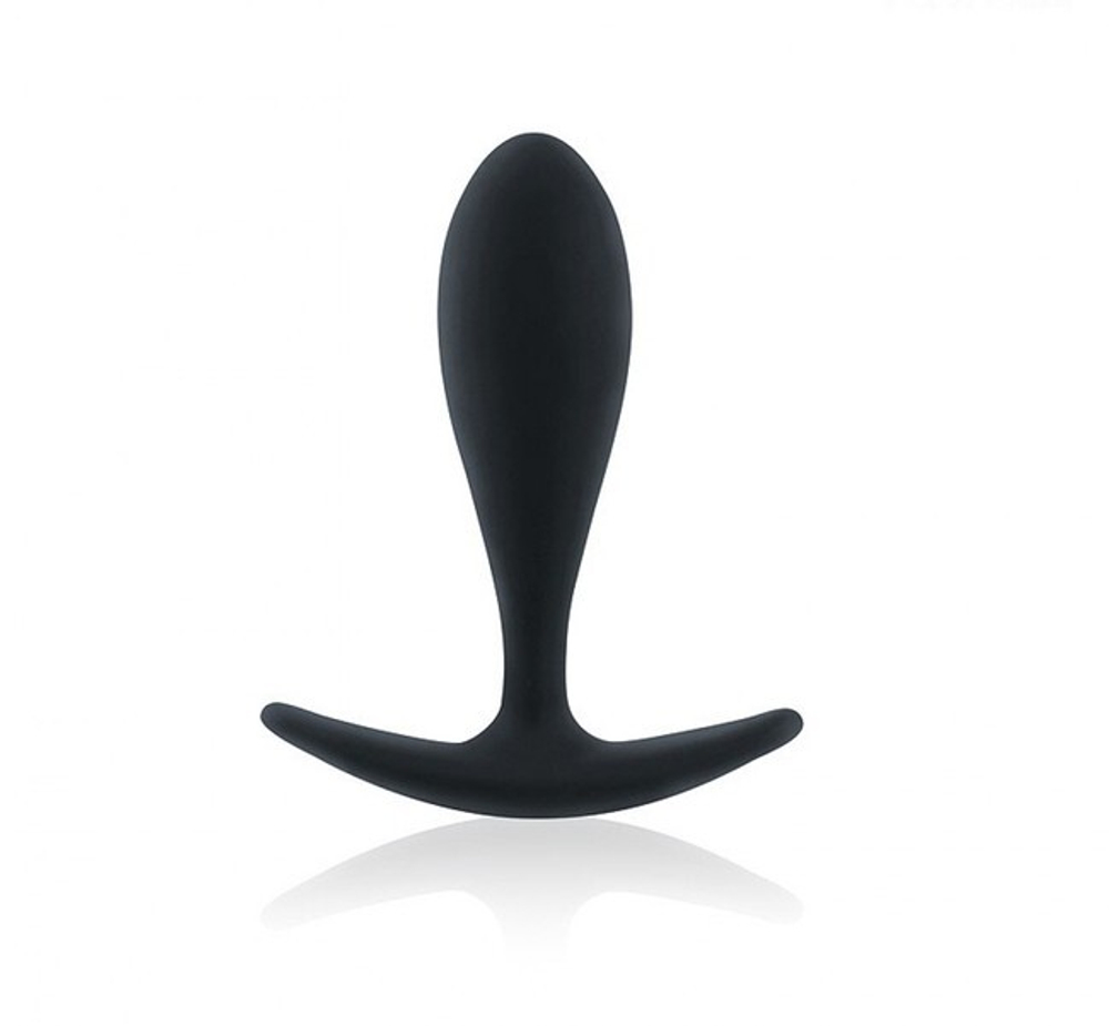 Небольшая силиконовая втулка для ношения Sex Expert (Цвет: черный)