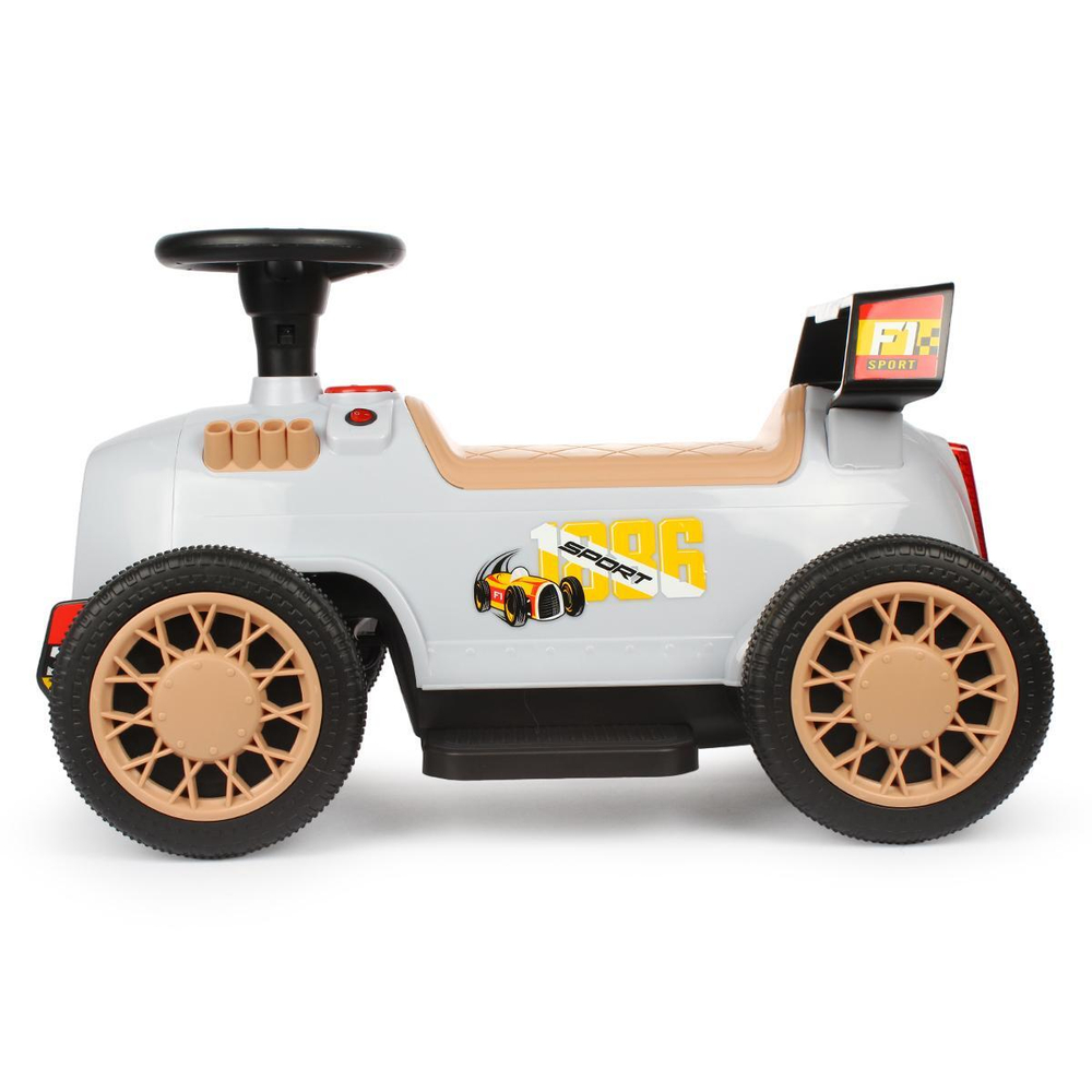 Машинка на аккум., (6V4*1), 380*1, цвет белый