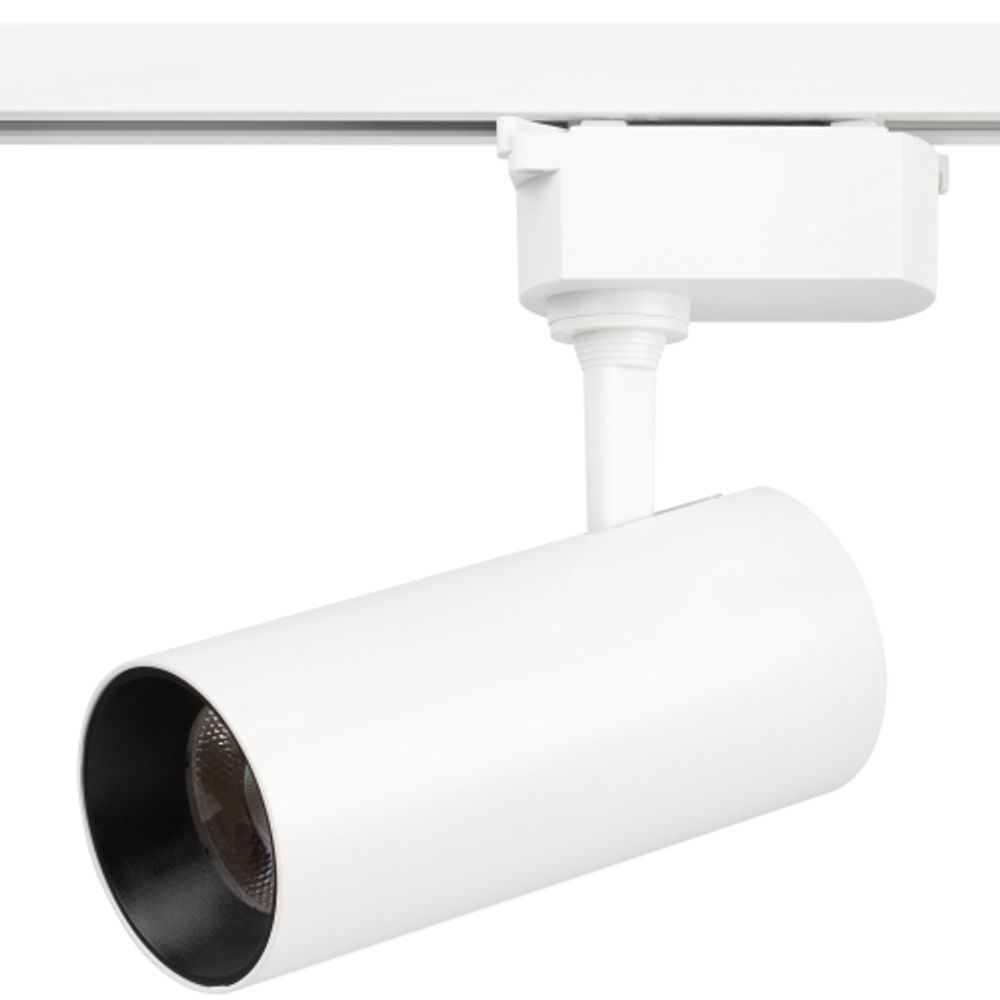 Трековый светильник однофазный ЭРА TR5-2040 WH светодиодный 20Вт 4000К белый | Однофазные светильники LED