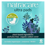 Natracare, Ultra, прокладки с поверхностью из органического хлопка, Regular, 14 шт.