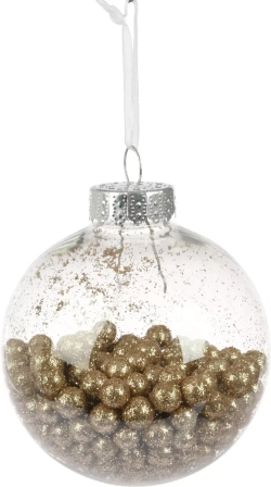 Набор пластиковых шаров Биссер в голубой дымке 80 мм., 27 шт., Koopman (AWR100520)