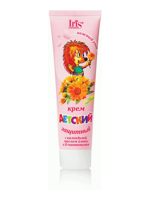 Iris Детский крем защитный с Календулой и Маслом Оливы 100мл