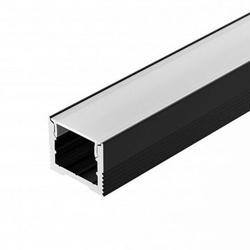 Алюминиевый профиль для светодиодных лент и линеек 2м 061375 черный SL-SLIM-H13M-2000 BLACK (BY) Arlight