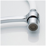 СМЕСИТЕЛЬ ДЛЯ КУХНИ С ГИБКИМ СИЛИКОНОВЫМ ИЗЛИВОМ CASELA 54199-3  ЛАТУНЬ БЕЛЫЙ