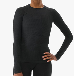 Женская теннисная футболкаCompressport Women On/Off Base Layer Long Sleeve - Black