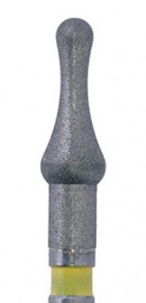 Бор алмазный 893H 023 FG, желтый, 1 шт. Форма: конус с закругленным концом с вогнутыми сторонами., JOTA, Швейцария